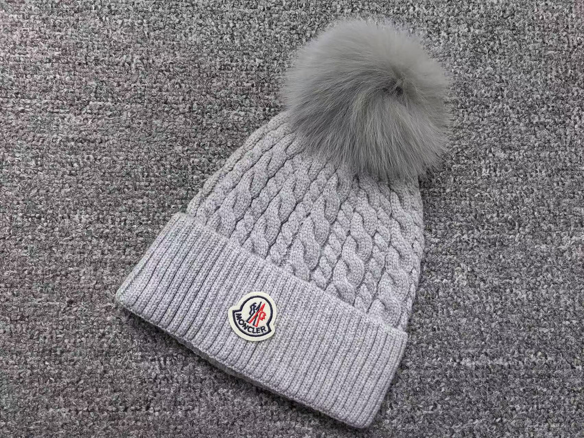 Bonnet Moncler Gris 2