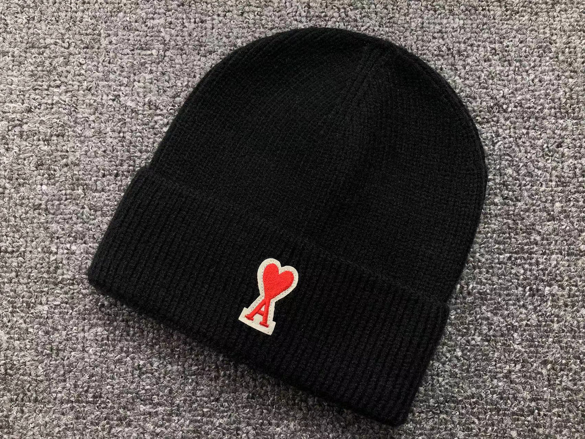 Ami Paris Beanie Black 1