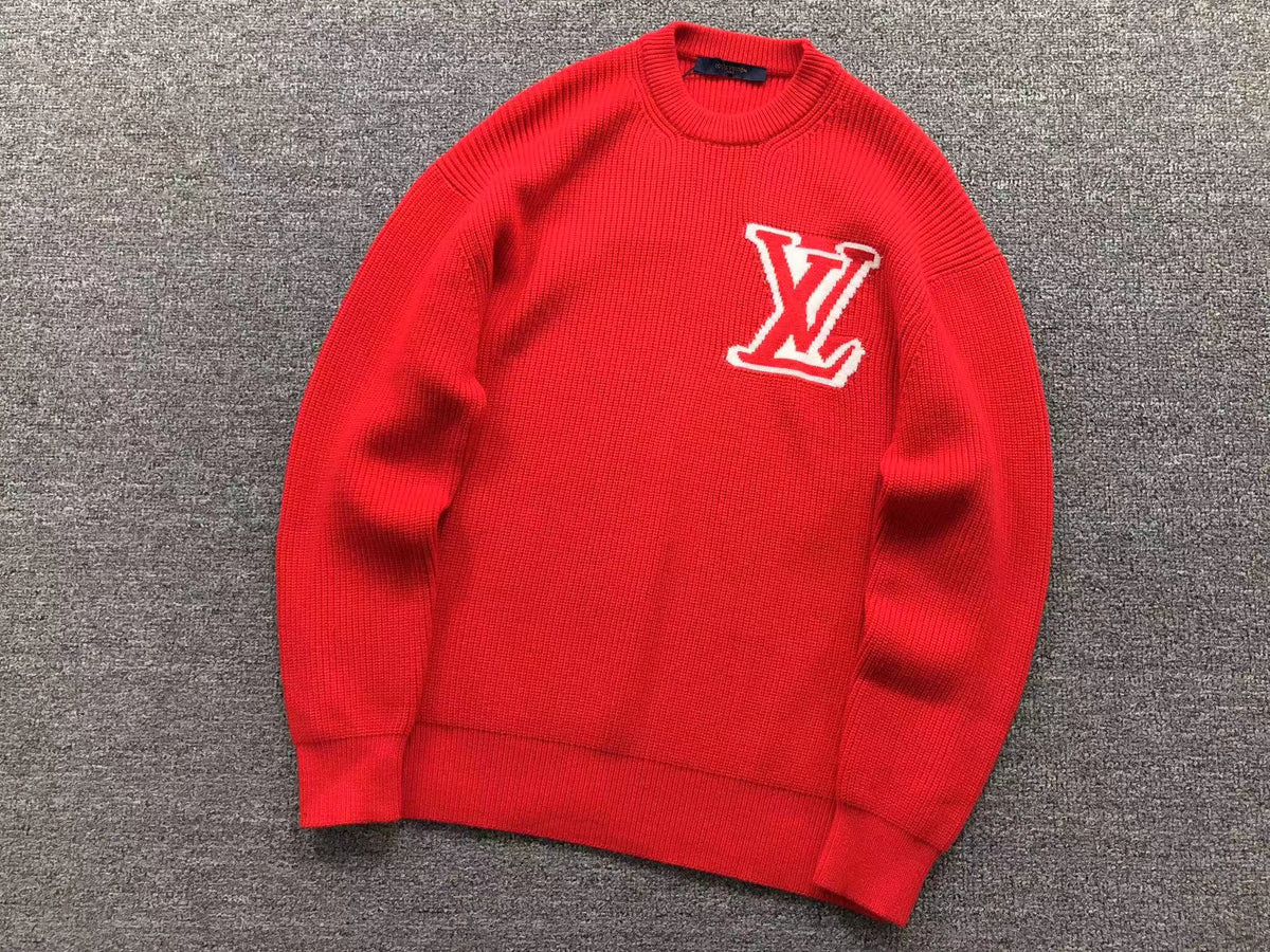 Louis Vuitton Knitted Sweater Red 4