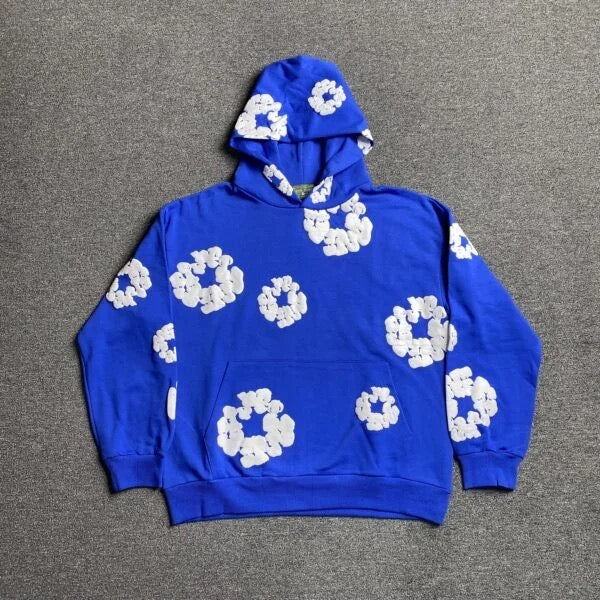 Denim Tears Hoodie Blue 6