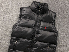 Ralph Lauren Vest Black Shiny 1