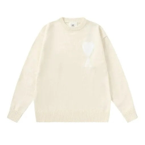 Pull Ami Beige &amp; Blanc 6