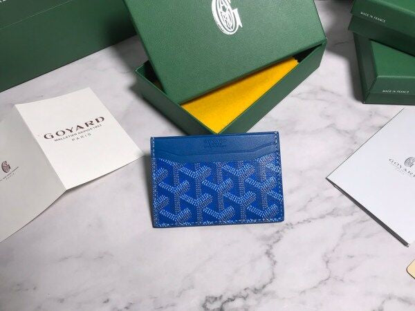 Portefeuille porte-cartes Goyard Bleu 4