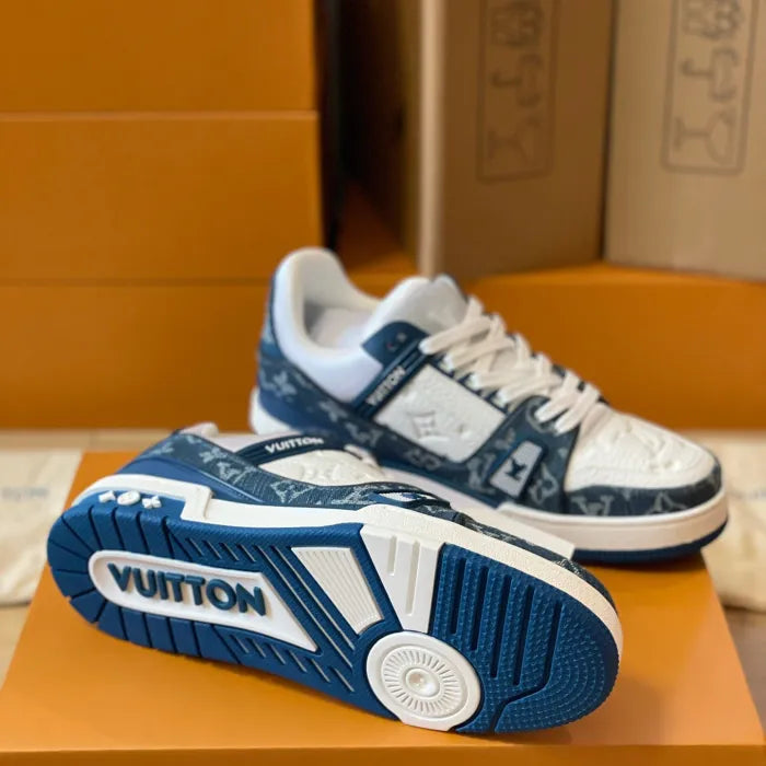 Louis Vuitton Trainer Blau 1