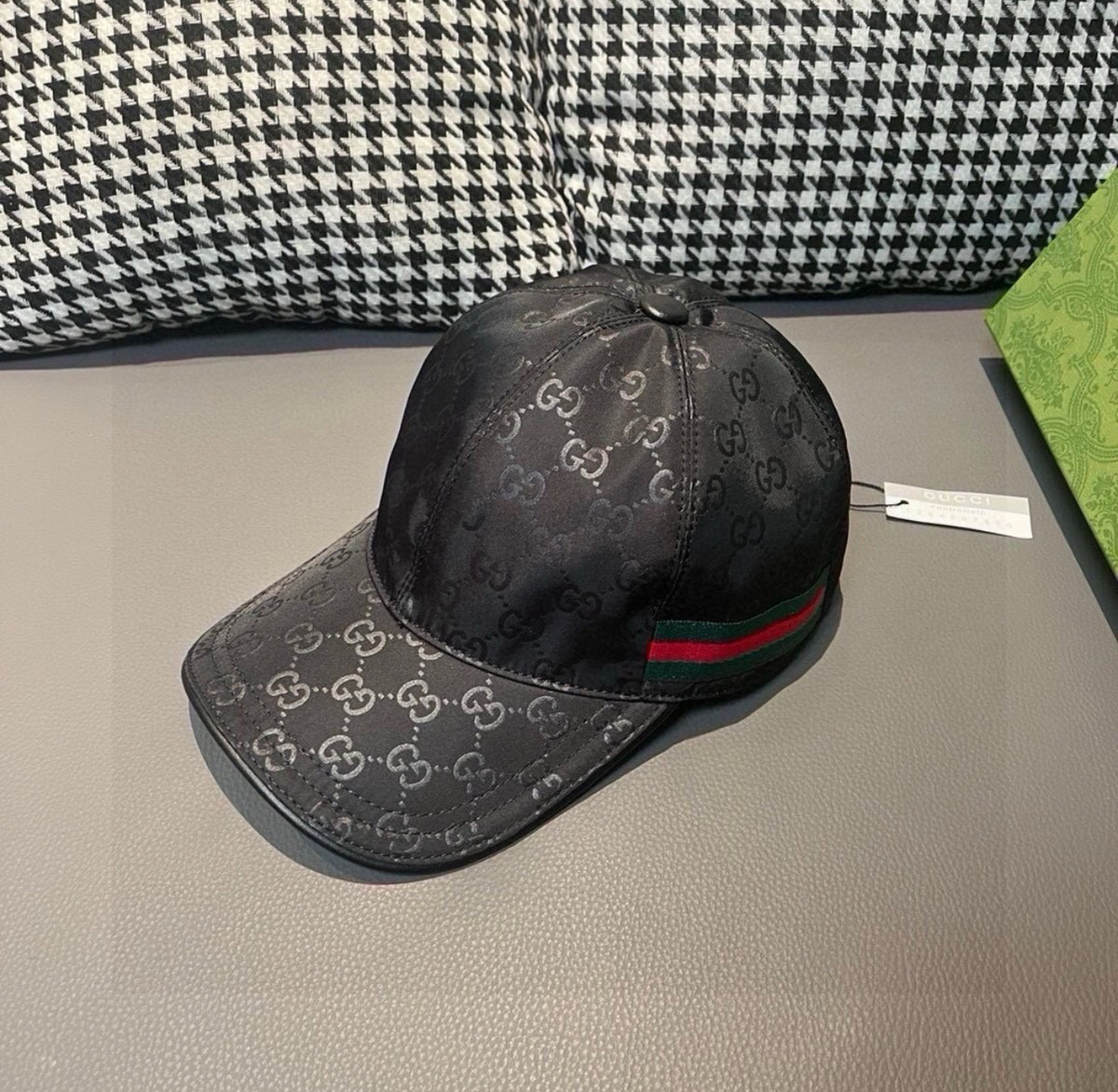 Gucci Cap Black Pattern 5