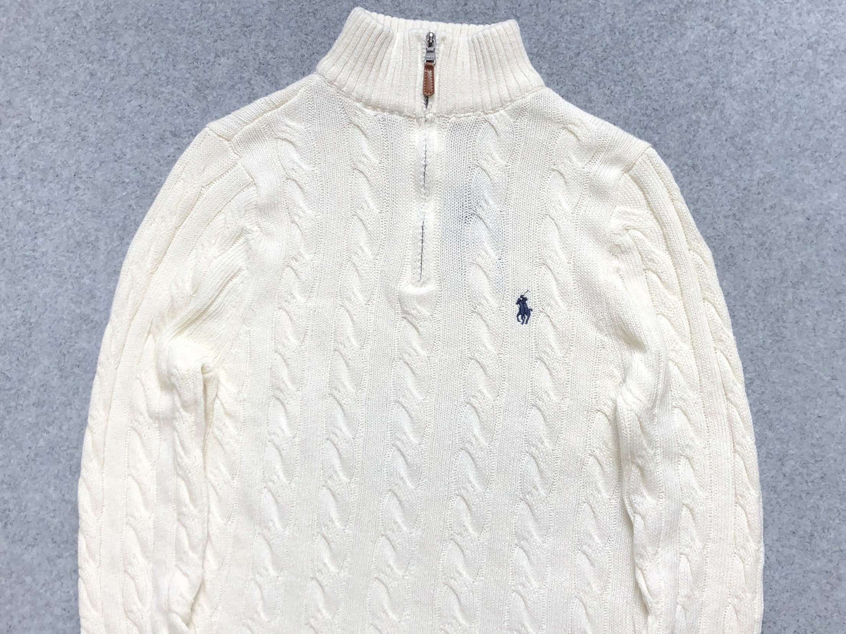 Pull tricoté Ralph Lauren Blanc 7