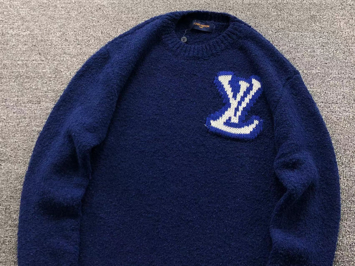 Louis Vuitton Knitted Sweater Dark Blue 3