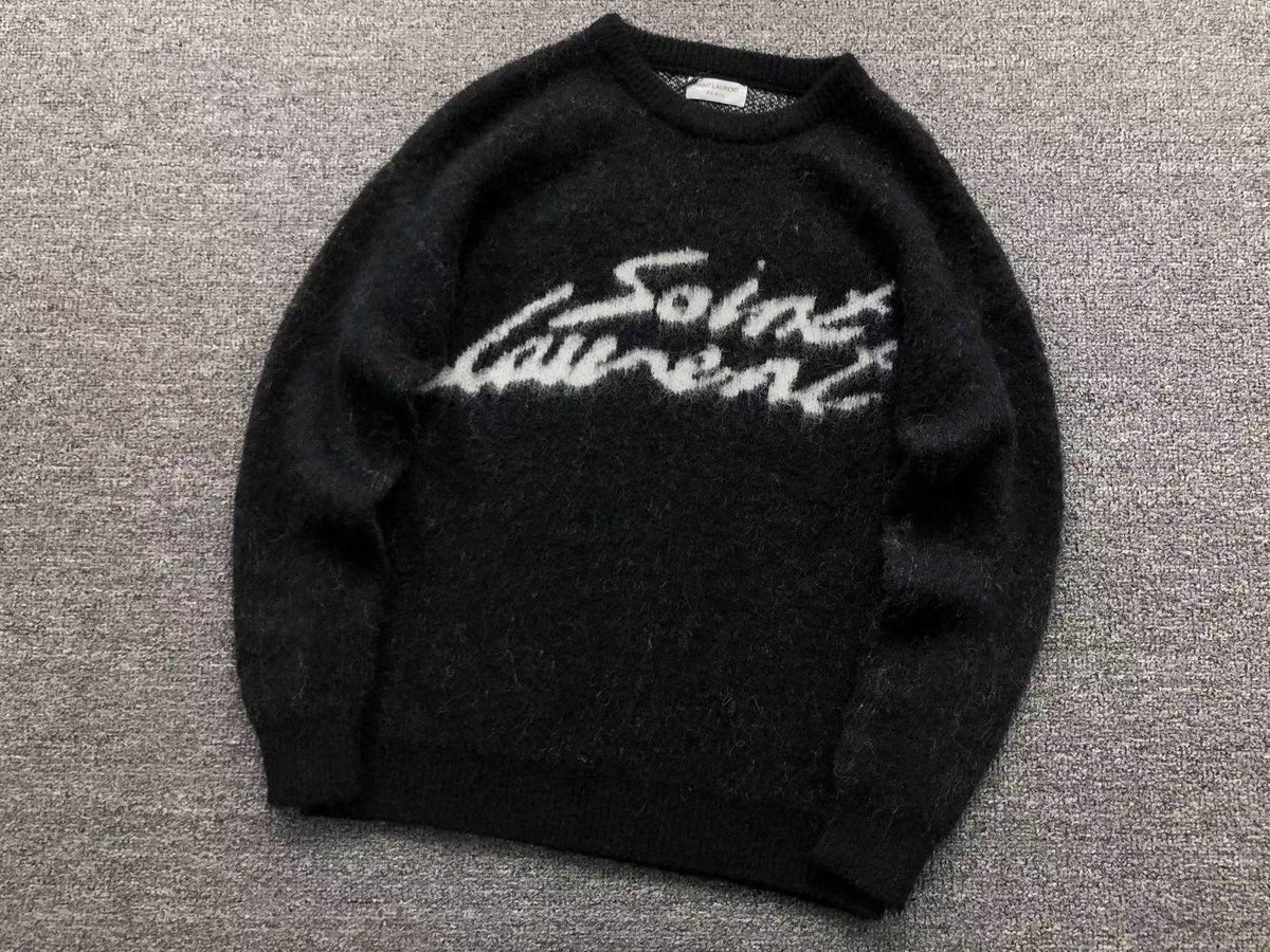 YSL Knitted Sweater Black