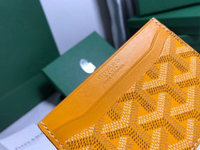 Goyard Card Holder Wallet Yellow 5