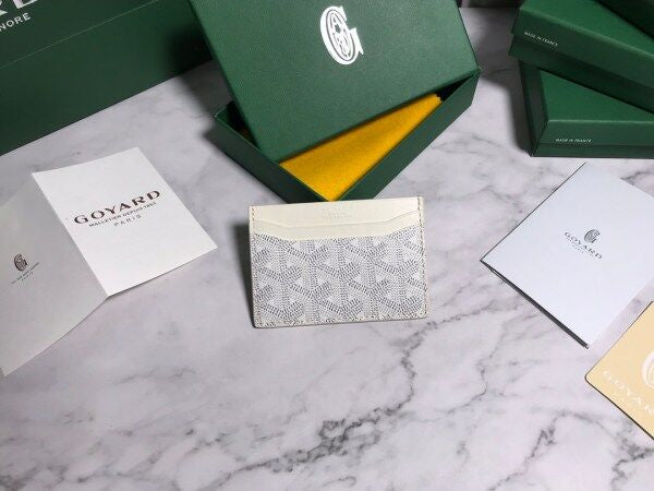 Portefeuille porte-cartes Goyard Blanc 2