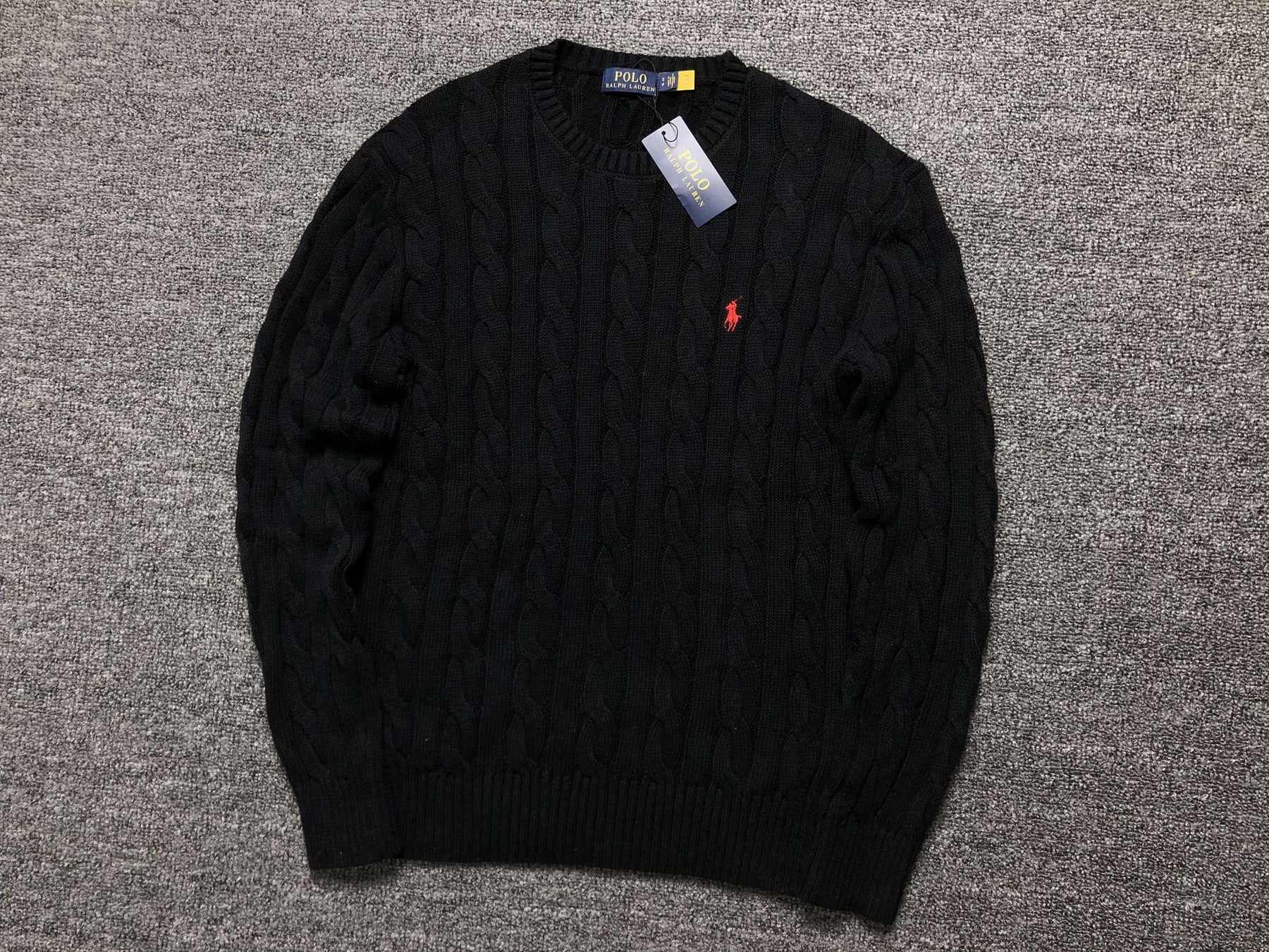 Ralph Lauren Strickpullover Schwarz 1