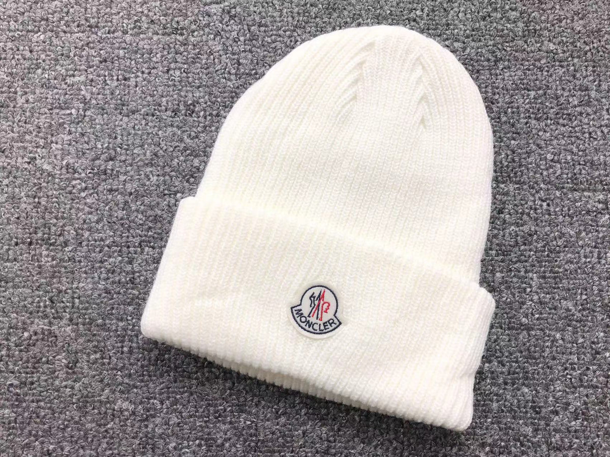 Moncler Beanie White 7