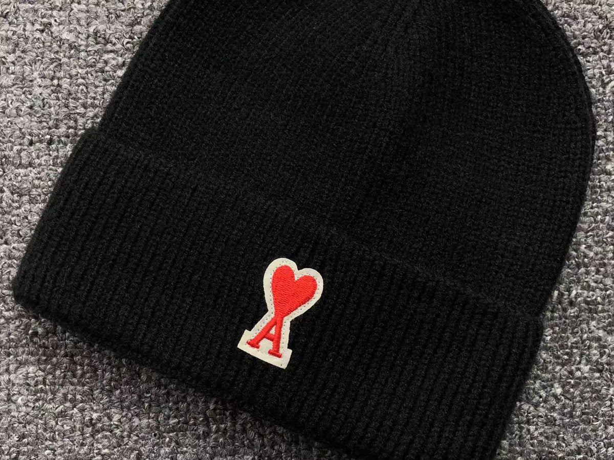 Ami Paris Beanie Black 1