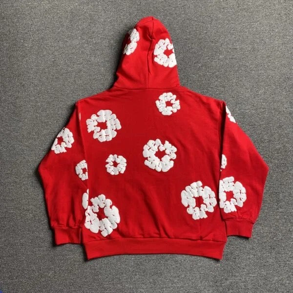 Denim Tears Kapuzenpullover Rot 7