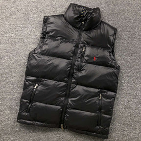 Ralph Lauren Vest Black Shiny 1